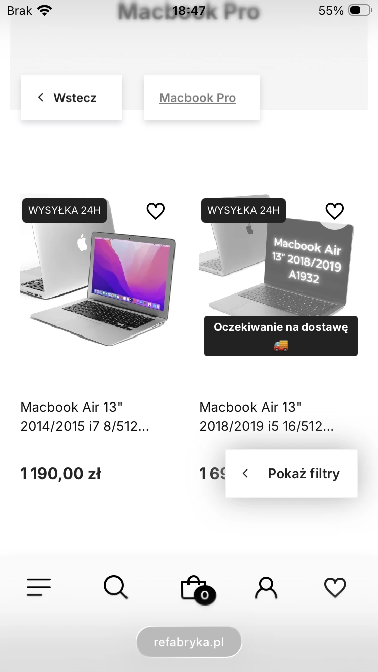 szklane rozmazanie w iOS 26